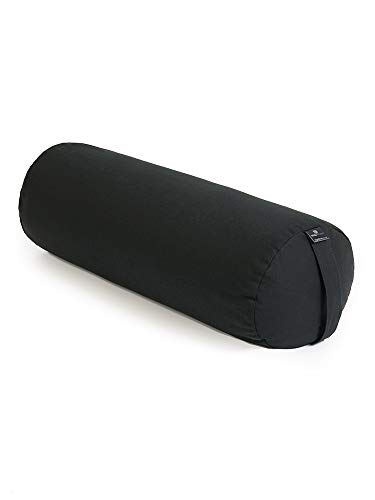 Yoga Studio YS/EU/Round/Ligh Black Bolsters Redondos para Yoga (Negro), Unisex Adulto, Normal