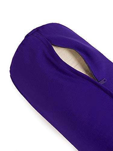 Yoga Studio YS/EU/Round/Ligh Purple Bolsters Redondos Ligeros para Estudio de Yoga, Color Morado, Unisex, Normal