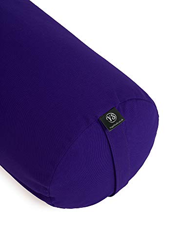 Yoga Studio YS/EU/Round/Ligh Purple Bolsters Redondos Ligeros para Estudio de Yoga, Color Morado, Unisex, Normal