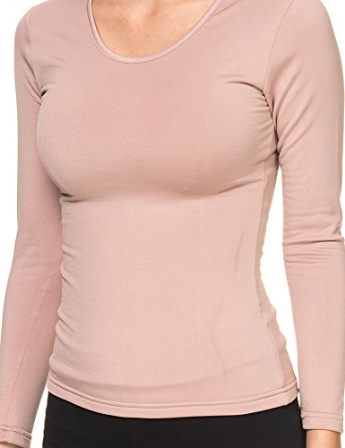 Ysabel Mora Women's Women's Longsleeved T-Shirt In Beige In Size S Beige