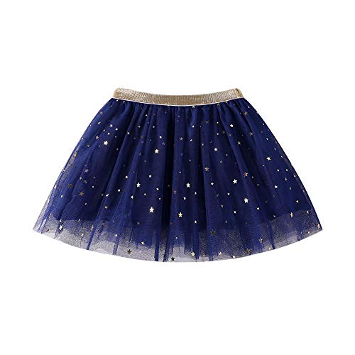 YWLINK 1 UNID Falda Moda Bebé NiñOs NiñAs Princesa Estrellas Lentejuelas Fiesta Baile Ballet Tutu Faldas con Estilo Lindo Dulce Estilo