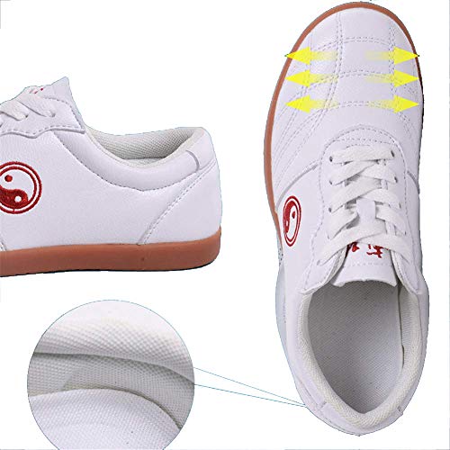 Zapatillas de Taekwondo Cómodos Antideslizantes Zapatillas Deportivos de Taekwondo Kung Fu Tai Chi Zapatillas de Taekwondo Antideslizantes Zapatos de Artes Marciales