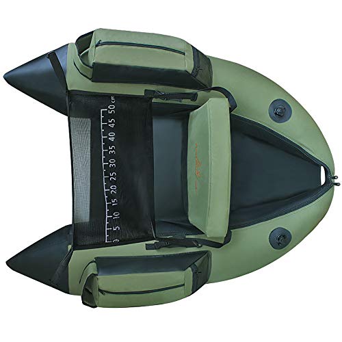 Z&HAO Barco Inflable Profesional del Caucho del PVC del Catamarán De La Pesca para La Pesca Barco Inflable Único De La Silla De La Pesca del Kayak 1 Persona,Fishingboat