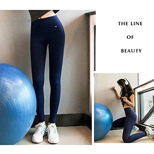 ZHRUI Pantalones para Adelgazar,Pantalones Deportivos Mujer, Pantalón de Sudoración Adelgazar, Leggings Push Up, Mallas Termicos de Neopreno, Faja Reductora Adelgazante para Deporte (Azul, XL)