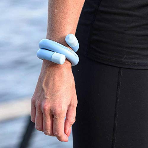 1 par de Brazalete de Peso, Muñequeras Entrenamiento de Fuerza portátil Peso de la muñeca Equipo Deportivo Ejercicio para Yoga Fitness Caminar Nadar