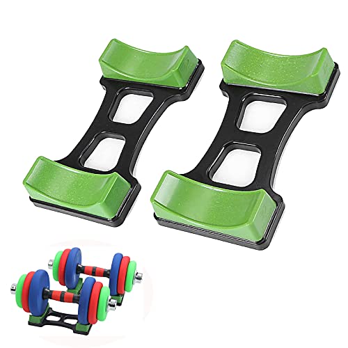 2 Piezas Mancuernas Soporte Estera, Soporte Protección Mancuernas, Rack Plásticos Mancuernas Soporte, para Se Utiliza para Colocar Mancuernas, Fitness en Casa