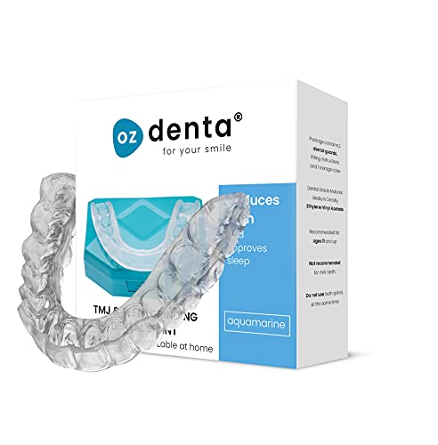 2 x Férula Dental Placa de Descarga Nocturna Protector Bucal para dormir, contro Bruxismo Rechinar los dientes y los Trastornos del ATM (Emerald)