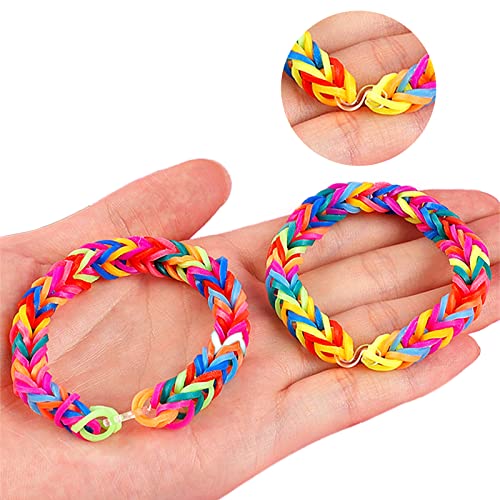 600 PCS S Clips Loom Bands Gancho Telar, VEGCOO S-Clips de Colores Cierres para Pulseras Accesorios de Joyería