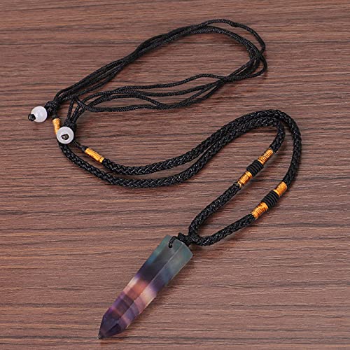 7 chakra energía orgonita collar arco iris piedra natural collar collar yoga meditación collar resina joyería para mujeres hombres-7 chakra