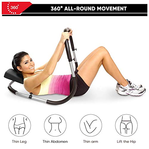 AB Trainer Trimmer - Entrenador abdominal profesional para abdominales con reposa la cabeza para sentadillas y potencia muscular ideal para entrenamiento en casa