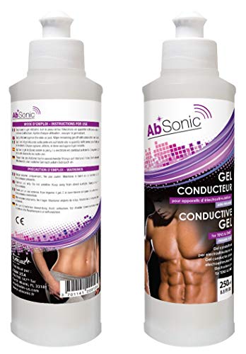 AbSonic - Gel Conductor para Electroestimulación y Electrodos- 2 x 250 ml