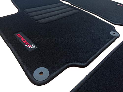 Accesorionline Alfombrillas para Seat Leon I 1999-2005 MK1 alfombras 1M FR Cupra Sport