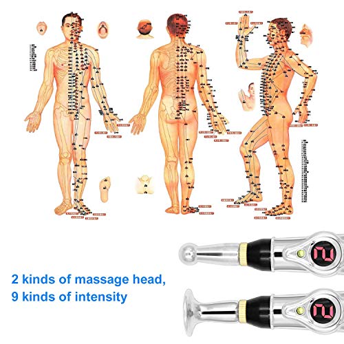 Acupuntura Masaje Pen - Pluma de la acupuntura masajeador de cuerpo eléctrico Meridian Energy