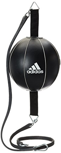 adidas Double End Boxeo Leather – Pera, Color Negro/Blanco, Talla única