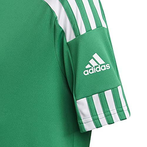 adidas GN5743 Squad 21 JSY Y T-Shirt Boy's Team Green/White 5-6A