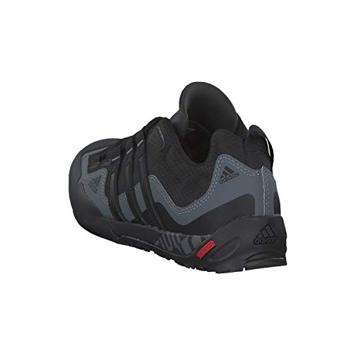 adidas Terrex Swift Solo, Zapatillas de Deporte Exterior Hombre, Negro (Black/Black/Lead 0), 42 2/3 EU