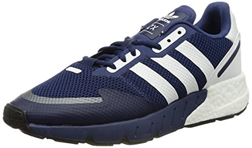 adidas ZX 1K Boost, Sneaker Hombre, Dark Blue/Cloud White/Core Black, 42 EU