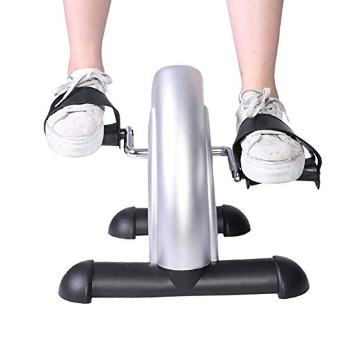 Aigid Mini Bicicleta estática, Entrenador portátil de Pedales de Mano para el hogar, ejercitador, Mini Bicicleta estática, Entrenamiento de piernas y Brazos para Gimnasio en Interiores