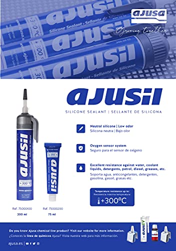 Ajusa 75000200 Sellador Juntas Motor Silicona - 75ml.