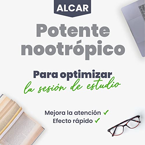 ALCAR Acetil L-Carnitina en Polvo de HSN | 150 gr = 300 Tomas por Envase | 500 mg por Dosis Diaria | 100% Pura Acetil L Carnitina, Sin Añadidos ni Excipientes | No-GMO, Vegano, Sin Gluten