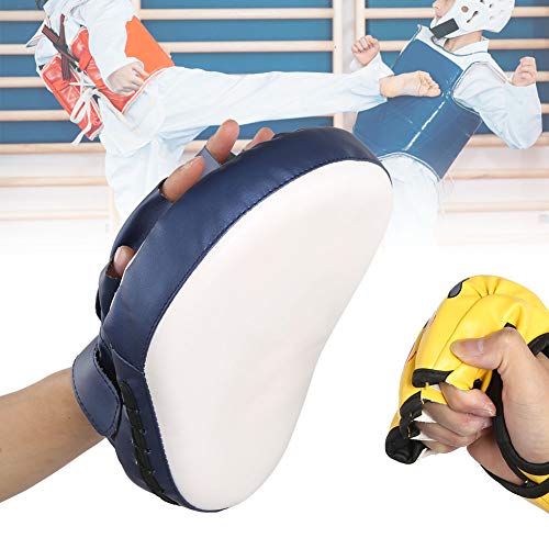 Almohadillas Para Patadas De Boxeo, Guantes De Boxeo, Guantes De Arco, Objetivos De Mano Para Entrenamiento Con Escudos De Patadas Para Karate, Muay Thai, Patadas, Sparring, Dojo, Artes(azul marino)