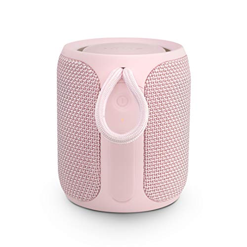 Altavoz Easy 2 de Vieta Pro, con Bluetooth 5.0, True Wireless, Micrófono, Radio FM, 12 horas de autonomía, Resistencia al agua IPX7 y botón directo al asistente virtual; acabado en color rosa.