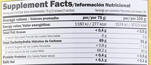 AMIX - Complemento Alimenticio WAXYGO! - Proteína en Polvo para Ganar Masa Muscular - Fórmula con Hidratos de Carbono - Recuperador Muscular - Sabor Neutro - Bote de 2kg