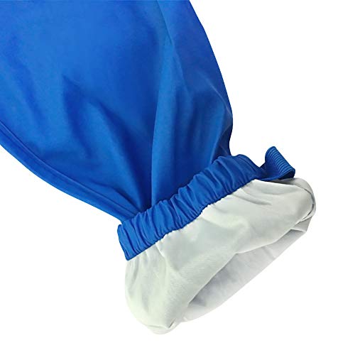 AMIYAN Pantalones de lluvia para niños, impermeables, transpirables, para niñas y niños azul 86/92 cm