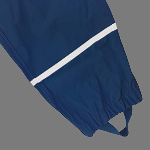 AMIYAN Pantalones de lluvia para niños, impermeables, transpirables, para niñas y niños azul 86/92 cm