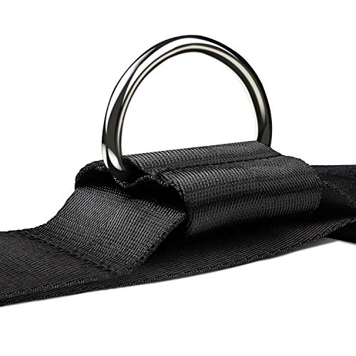 Amonax Tobillera para polea (Acolchado) para piernas y Tobillos, Correas Tobillos Gym Cable maquinas, Gimnasio, Fitness - Mujeres y Hombres (Negro, 1 Pieza) (Rosa)