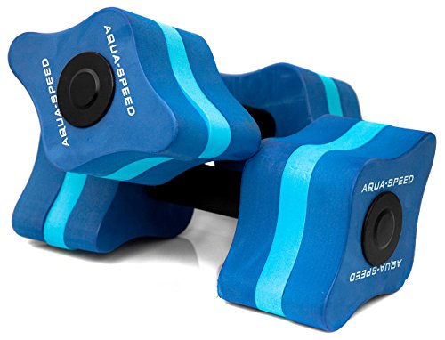 Aqua Speed® Pesas DE Gimnasia del Aqua (Aptitud Ejercicios acuáticos Aqua Aerobic Coordinación Equilibrio Aguante)