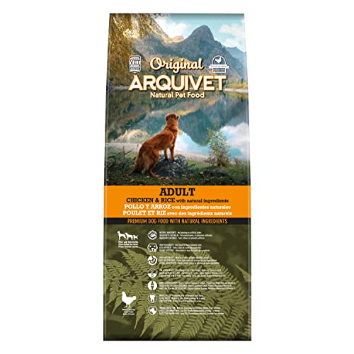 Arquivet Original Adult - Pienso para Perros Adultos - Pollo y arroz - Comida para Perros - Alimento seco para Perros - Alimentación Canina - Pienso Saludable - 12 kg