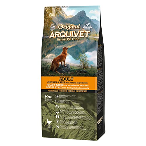 Arquivet Original Adult - Pienso para Perros Adultos - Pollo y arroz - Comida para Perros - Alimento seco para Perros - Alimentación Canina - Pienso Saludable - 12 kg