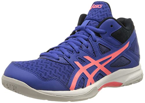 ASICS Gel-Task 2 MT, Zapatillas de Indoor Court Mujer, Lapis Lazuli Blue Blazing Coral, 38 EU