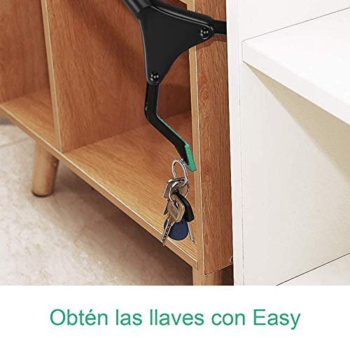 Awsuc Pinza Larga, Alcanzar Objetos 82cm Herramienta de Captura Plegable, Diseño con Imán, Brazo Más Largo para Recoger Basura, para los Viejos, Discapacitados y Trabajadores Sanitarios