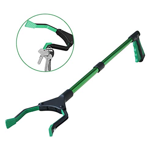 Awsuc Pinza Larga, Alcanzar Objetos 82cm Herramienta de Captura Plegable, Diseño con Imán, Brazo Más Largo para Recoger Basura, para los Viejos, Discapacitados y Trabajadores Sanitarios