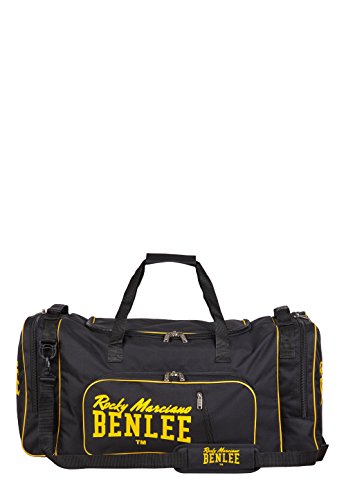 BENLEE Rocky Marciano Bolsa Grande de Deporte, Negro y Amarillo (Negro) - 199153-1561-L, 60 cm