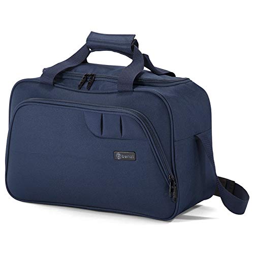 Benzi Bolsa de Viaje Azul 40 x 25 x 20 cm BZ5410 Tamaño Equipaje de Mano Ryanair (Azul)