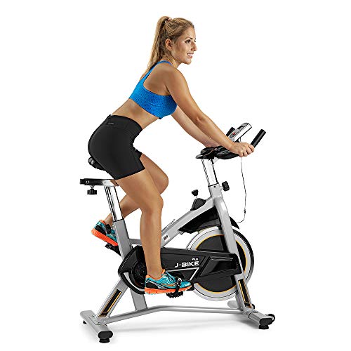 BH Fitness Bicicleta de Ciclo Indoor Jet Bike Plus- Volante de Inercia de 16 Kg - Edición Exclusiva