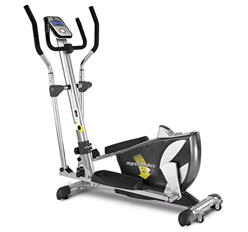 BH Fitness SPAZIO PROGRAM 10002361 bicicleta eliptica - magnetica - plegable - Sistema de inercia de 14 Kg -Zancada de 40 cm