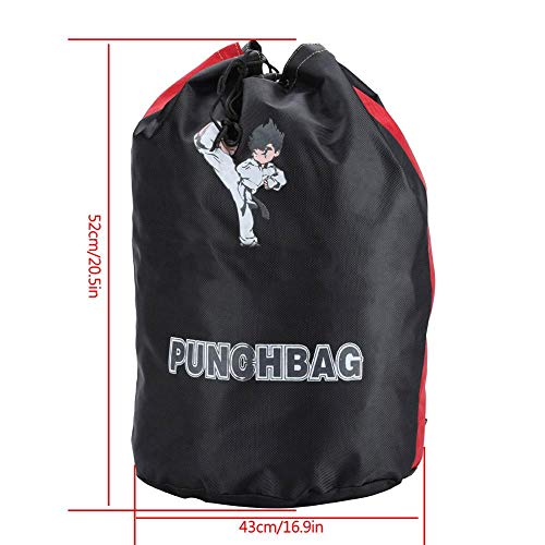 Bolsa de Deportes, Unisex Gym Boxing Cuerda Bolsa Protectores Mochila de Almacenamiento para Taekwondo Boxeo Sanda(B)