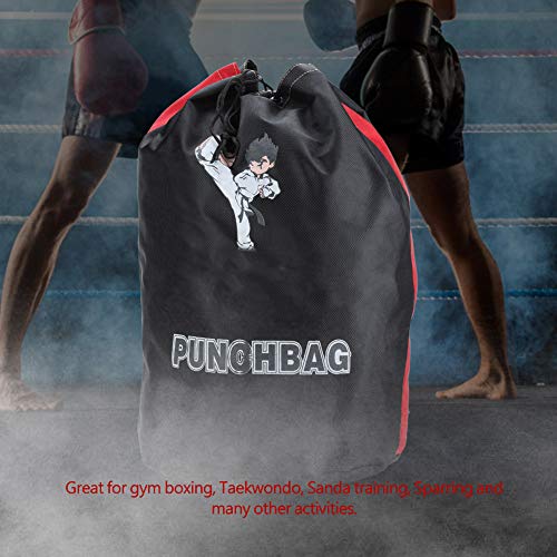 Bolsa de Deportes, Unisex Gym Boxing Cuerda Bolsa Protectores Mochila de Almacenamiento para Taekwondo Boxeo Sanda(B)