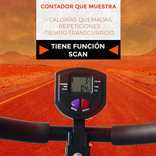 Bonplus BP | Wonder Crunch Con Display | Banco Máquina de Musculación | Con Panel de Control | Intensidad Personalizable | Entrenamiento Fitness Completo