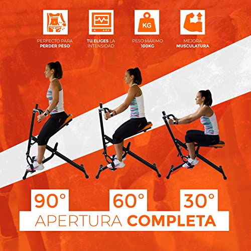 Bonplus BP | Wonder Crunch Con Display | Banco Máquina de Musculación | Con Panel de Control | Intensidad Personalizable | Entrenamiento Fitness Completo