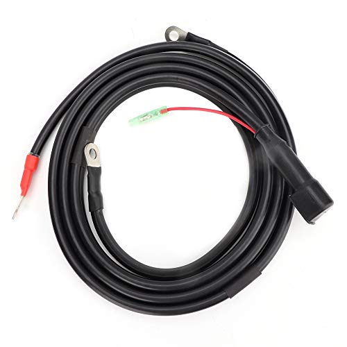 Cables de batería para fueraborda 2M, kit de cables de batería marina, cables de batería para motor fuera de borda ligeros, aptos para Yamaha, para Parsun, para motor fuera de borda Powertec 30-85HP