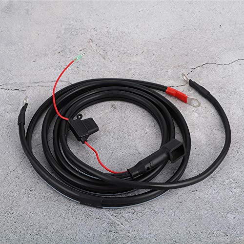 Cables de batería para fueraborda 2M, kit de cables de batería marina, cables de batería para motor fuera de borda ligeros, aptos para Yamaha, para Parsun, para motor fuera de borda Powertec 30-85HP