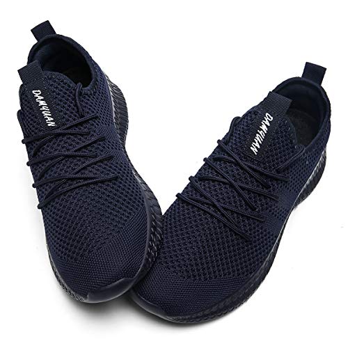 CAIQDM Zapatillas Hombre Deportivas Running Bambas de Exterior Tenis Deportes Zapatos Transpirables Casual Correr Gimnasio Sneaker