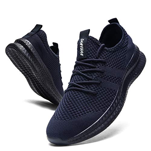 CAIQDM Zapatillas Hombre Deportivas Running Bambas de Exterior Tenis Deportes Zapatos Transpirables Casual Correr Gimnasio Sneaker