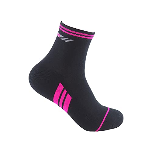 Calcetines deportivos SIN COSTURAS (3 pares) ideales para deportes como running, ciclismo, pádel, crossfit; Calcetines de deporte de alto rendimiento para mujer cómodos y resistentes (35-40, BL/Ng/Gr)