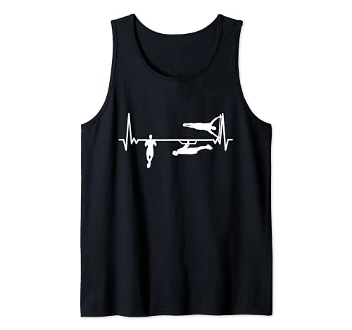 Calistenia Heartbeat Street Workout Entrenamiento físico EKG Camiseta sin Mangas